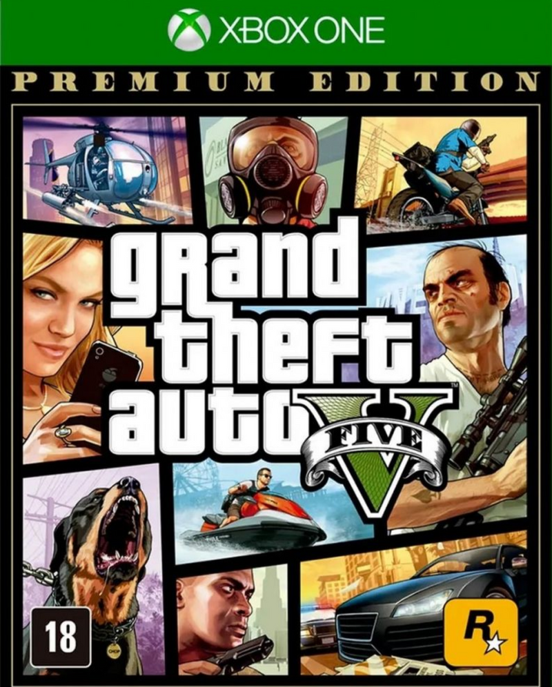 GRAND THEFT AUTO GTA V EDIÇÃO PREMIUM XBOX